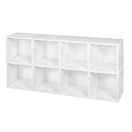 REGENCY Storage > Storage Cubes > Niche Cubo Storage Cubes, White, Wood PC8PKWH